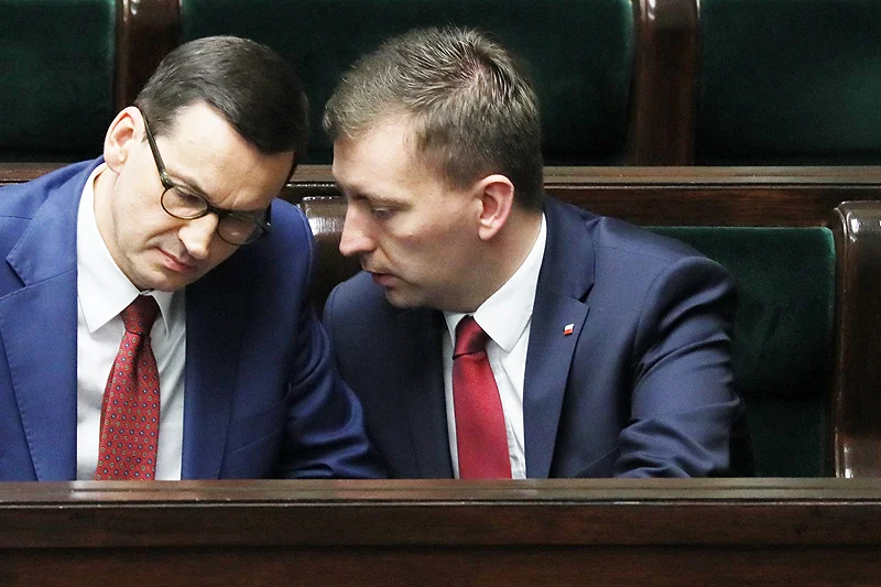 Łukasz Schreiber przeprosił za to, co zrobił z wypowiedzią Donalda Tuska.