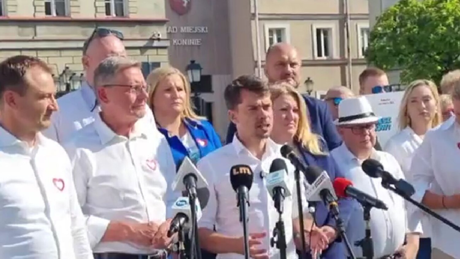 Kołodziejczak spiął się z rolnikiem podczas konferencji prasowej w Koninie