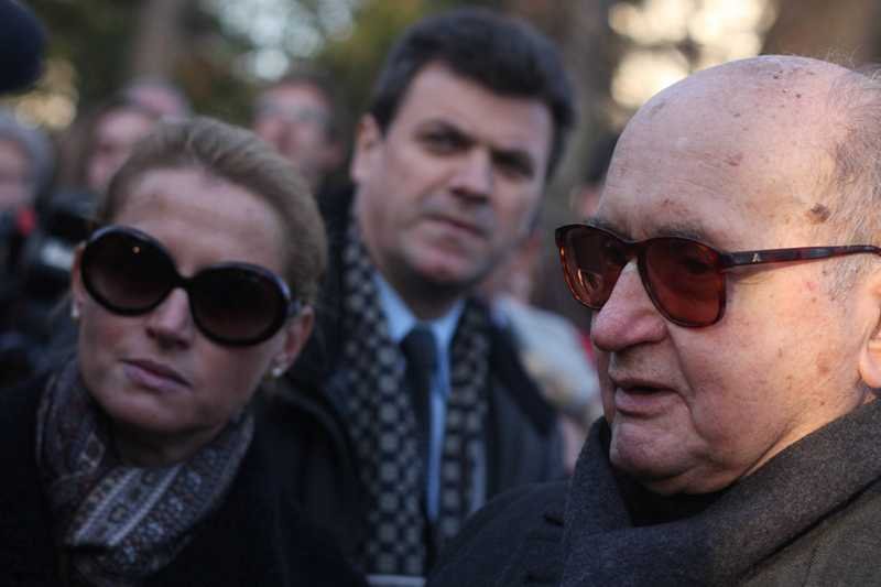 Monika Jaruzelska wraz z ojcem, generałem Wojciechem Jaruzelskim.