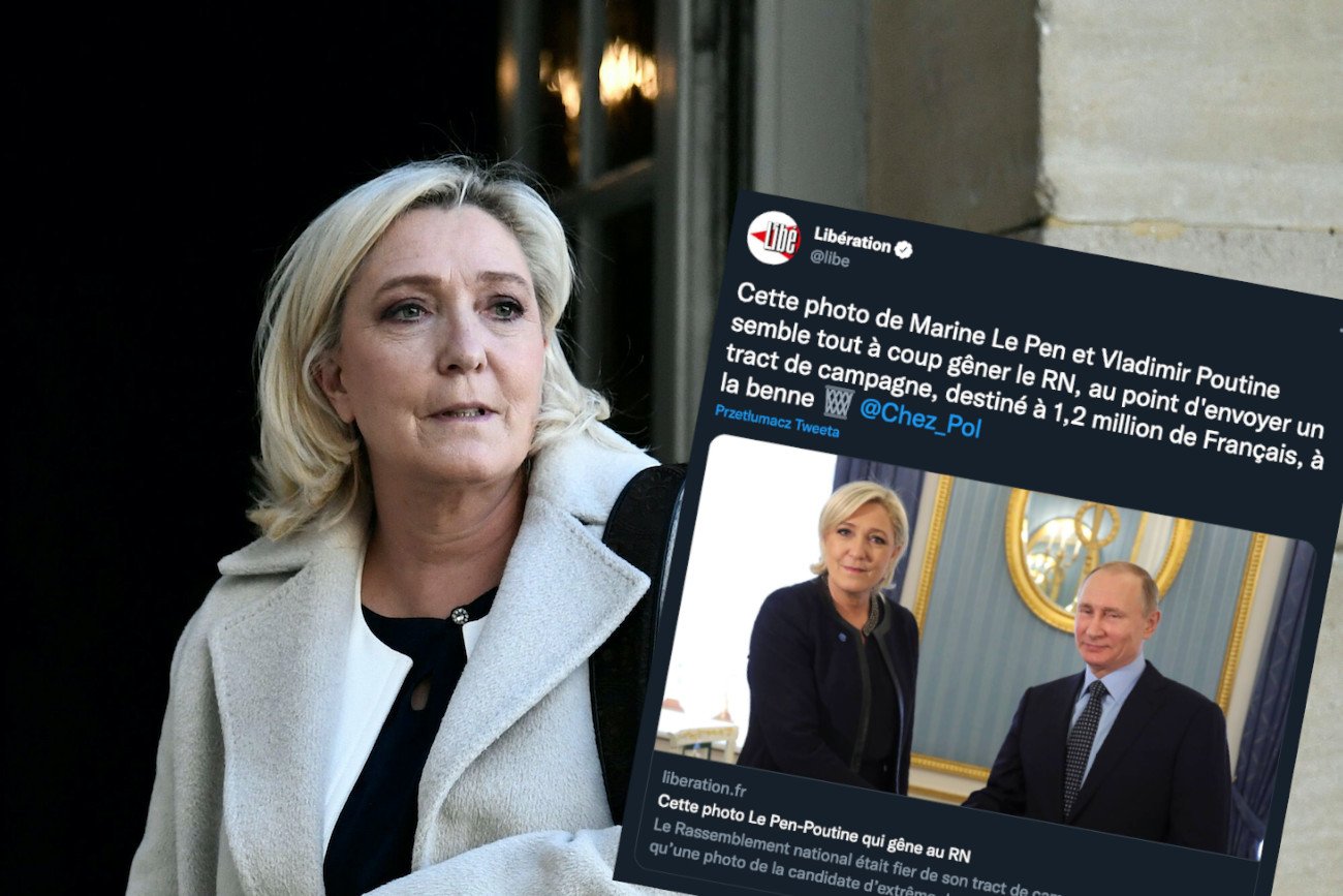 Marine Le Pen zrezygnowała z ponad miliona ulotek wyborczych z Władimirem Putinem.