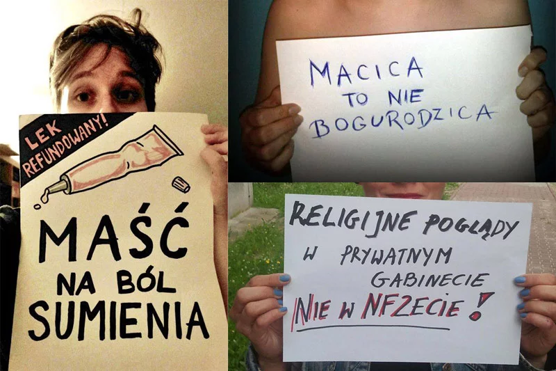 "Opieka medyczna, a nie watykańska" - tego żąda na Facebooku już kilka tysięcy Polek i Polaków.