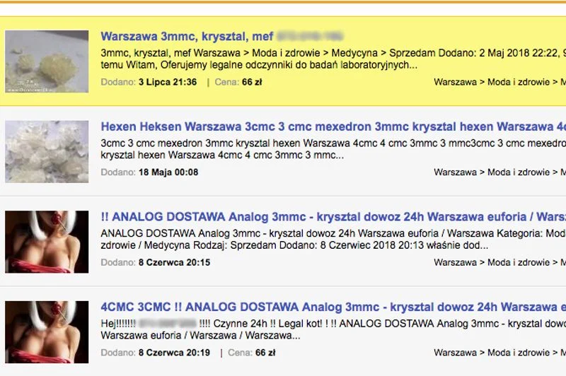 Niebezpieczne środki bardzo łatwo kupić przez internet.
