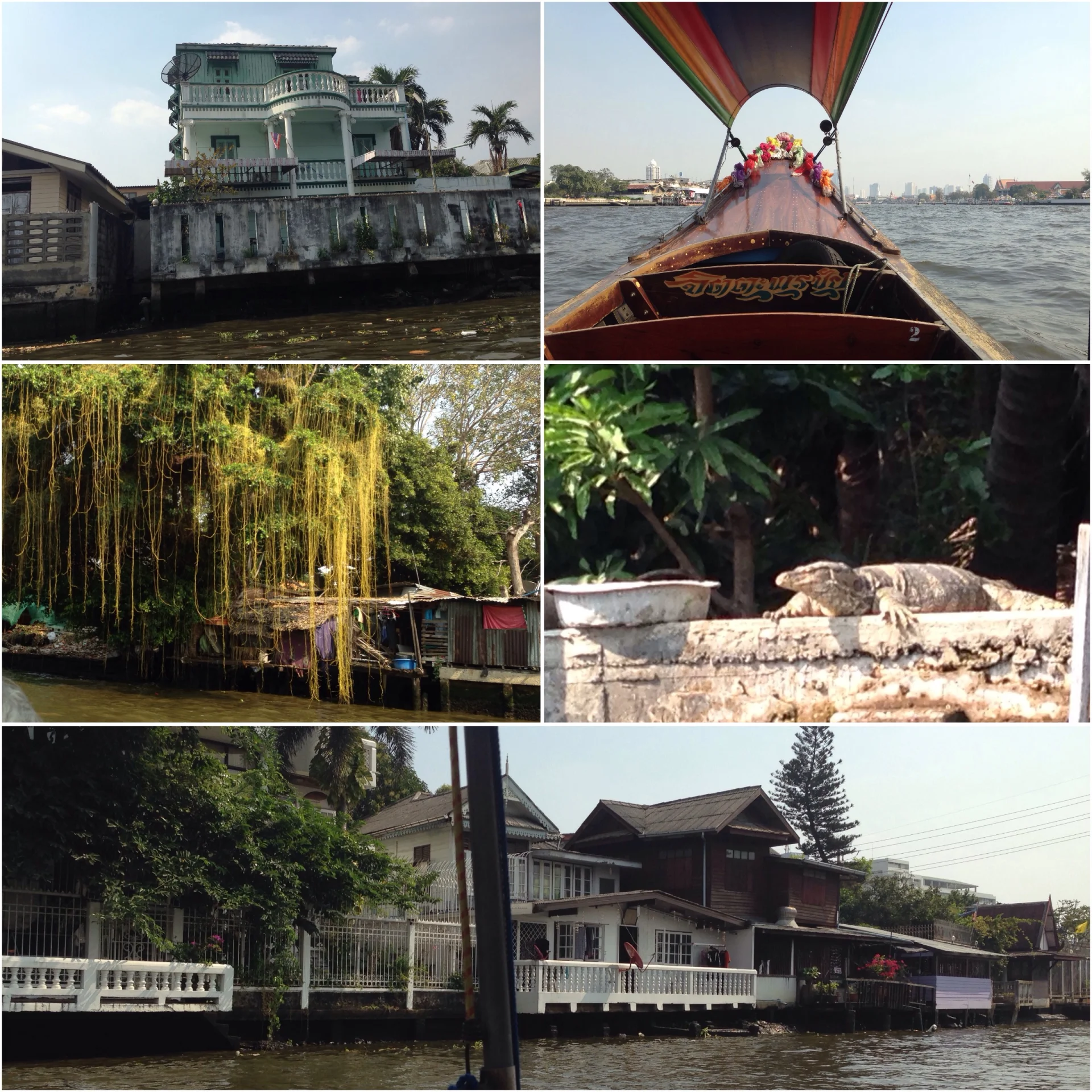 Rejs khlongami i rzeką Chao Phraya. Bangkok/Tajlandia