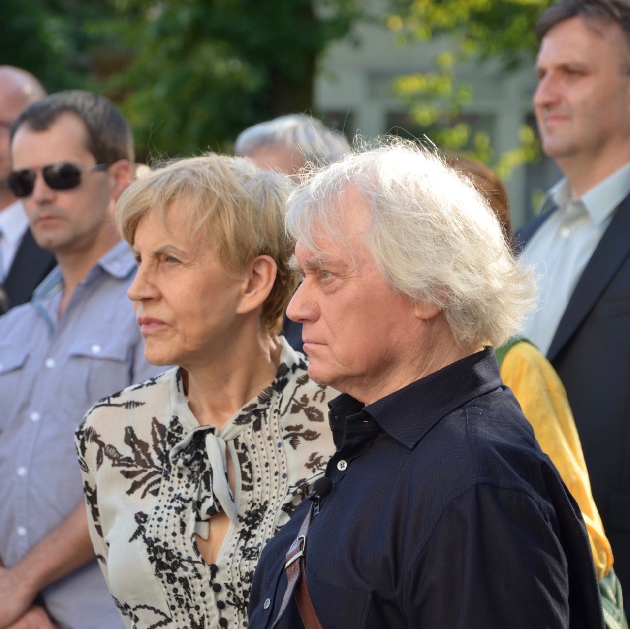 Jerzy Maksymiuk z żoną Ewą