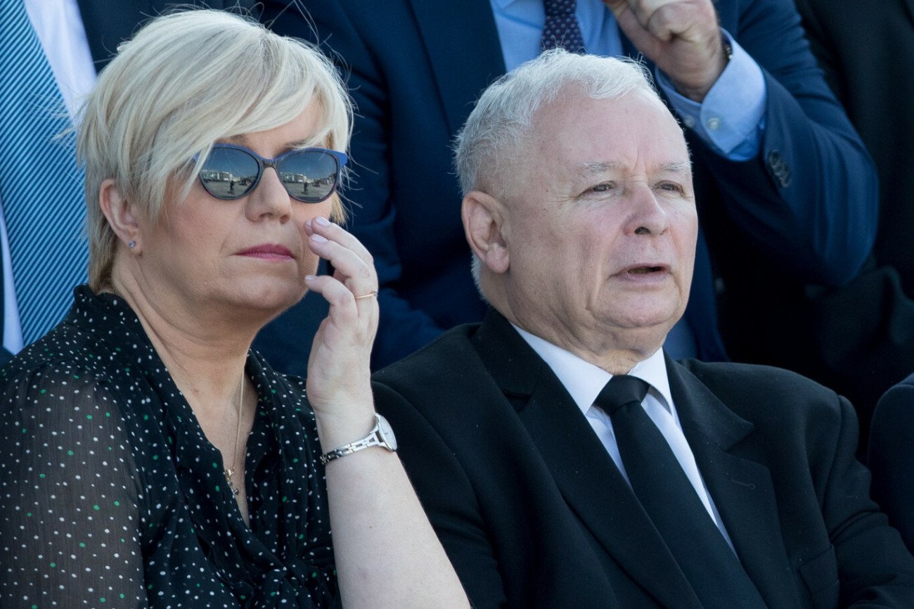 Julia Przyłębska i Jarosław Kaczyński
