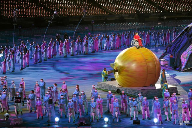 Ceremonia otwarcia Igrzysk Paraolimpijskich w Londynie w 2012 roku.