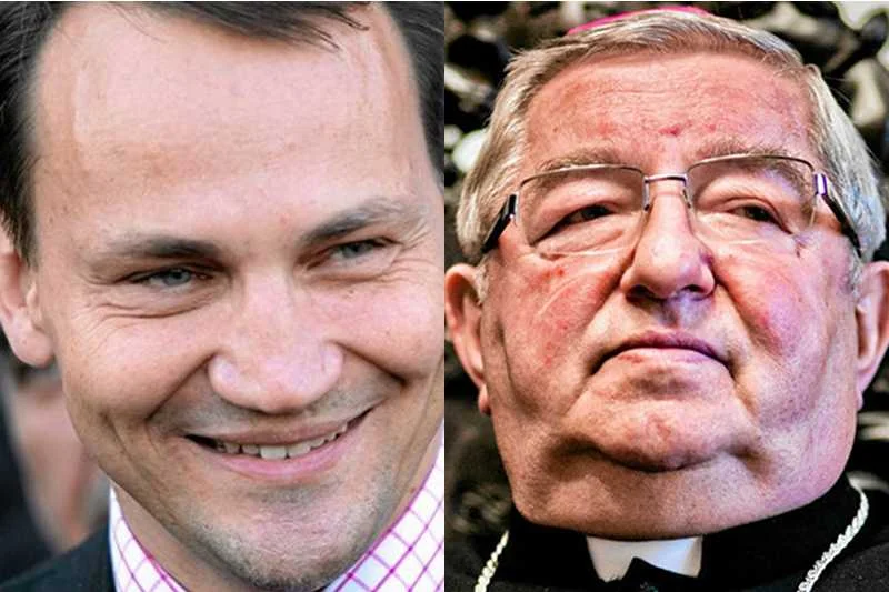 Minister spraw zagranicznych Radosław Sikorski stanął w obronie arcybiskupa Sławoja Leszka Głodzia. Abp Głodź ,według "Wprost", nadużywa alkoholu, organizuje pijackie imprezy i poniża swoich współpracowników