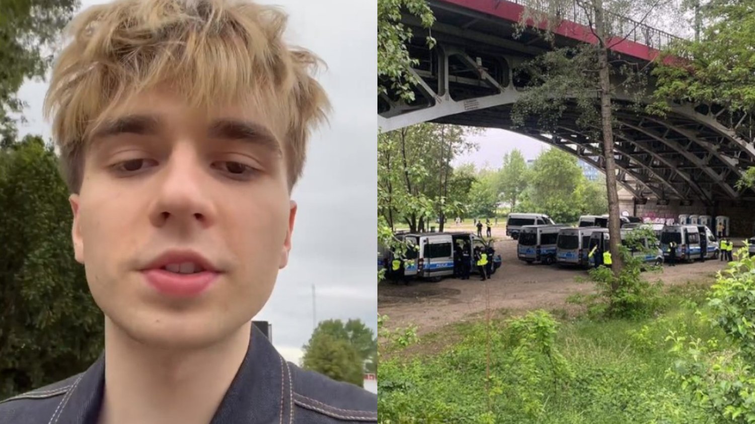 mata schodki mata koncert schodki policja