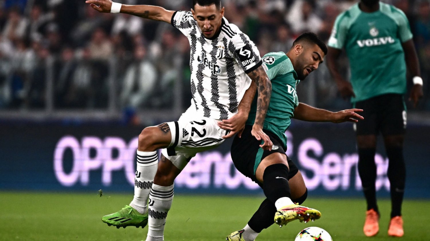 Agrentyńczyk Angel Di Maria był prawdziwym motorem napędowym ofensywnych akcji Juventusu Turyn.