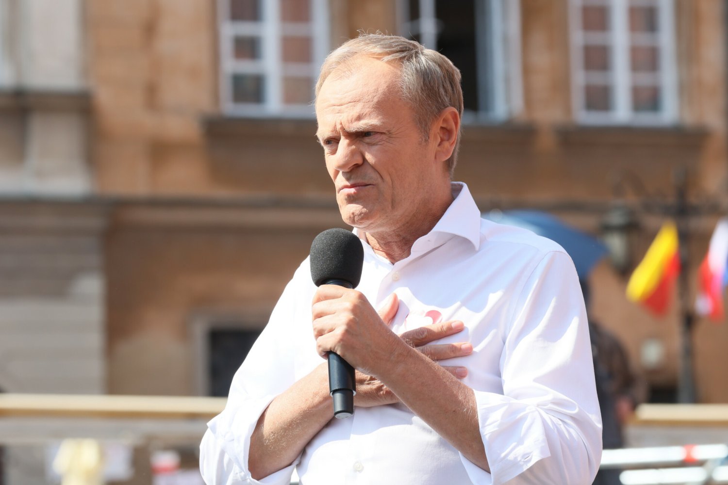 Kolejny marsz Donalda Tuska. Tym razem manifestacja opozycji w Poznaniu