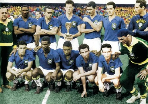 Reprezentacja Brazylii po finale MŚ 1958
