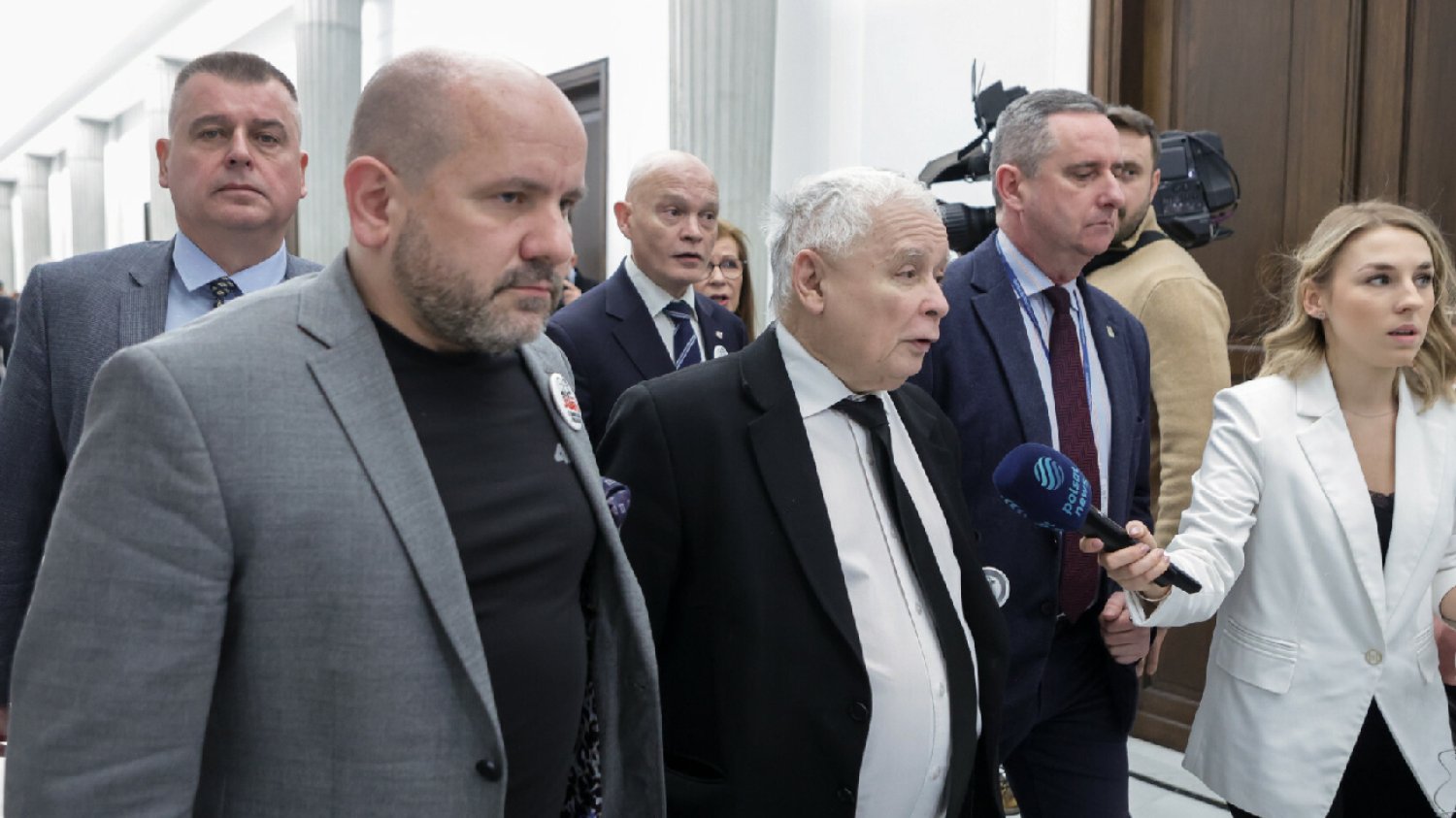 Przesłuchanie Jarosława Kaczyńskiego. Człowiek Ziobry grozi Tuskowi.