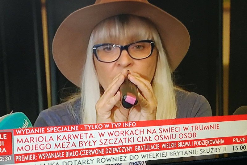 Konferencja żony ofiary katastrofy smoleńskiej. Co powiedziała Mariola Karweta?