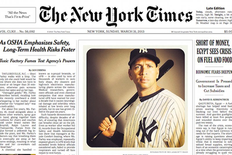 New York Times opublikował na okładce zdjęcie z Instagramu