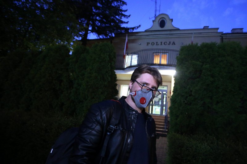 Dziennikarz "Gazety Wyborczej" został zatrzymany podczas pracy. relacjonował strajk przedsiębiorców.