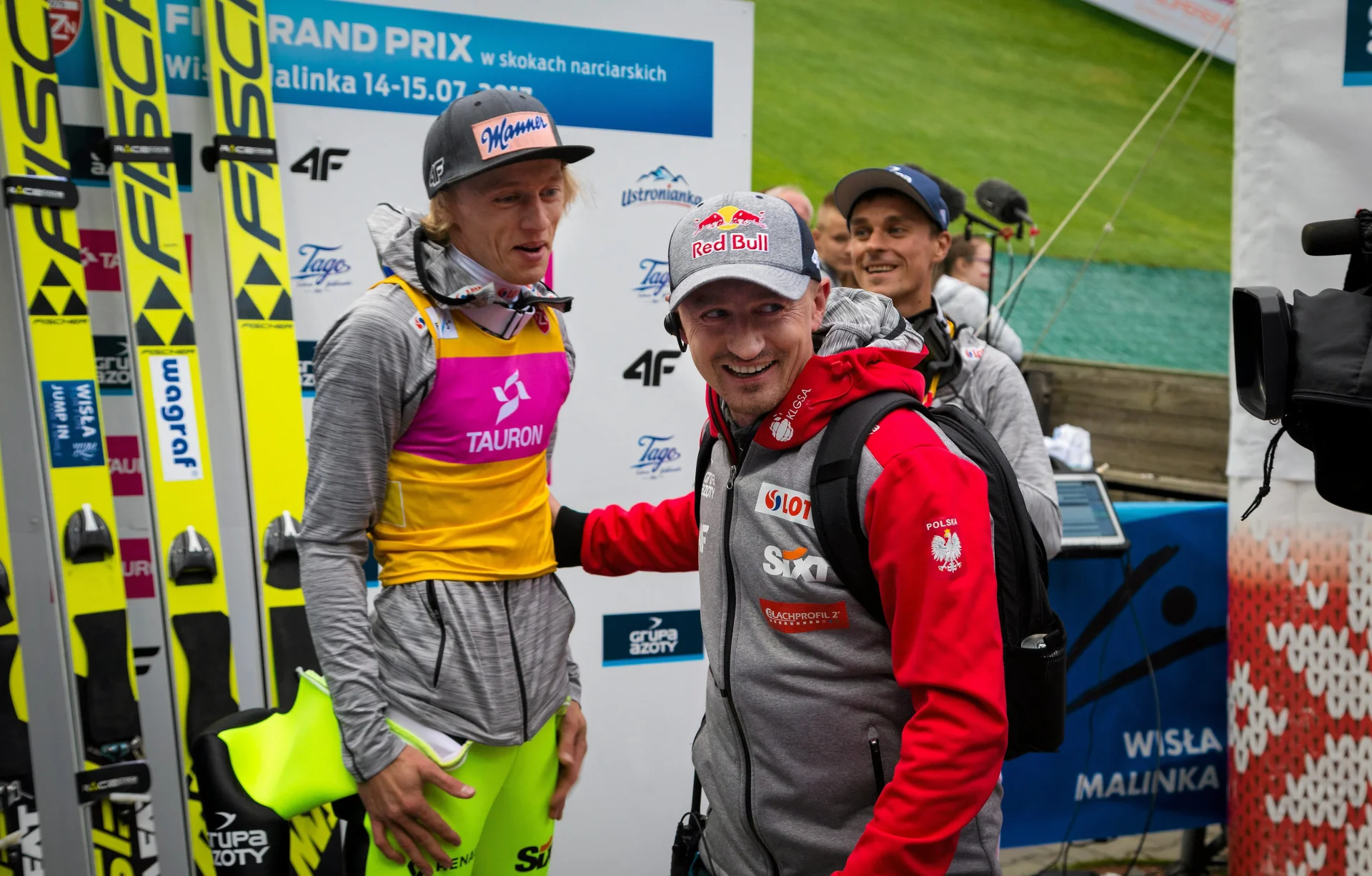 Dawid Kubacki, Adam Malysz i Piotr Żyła