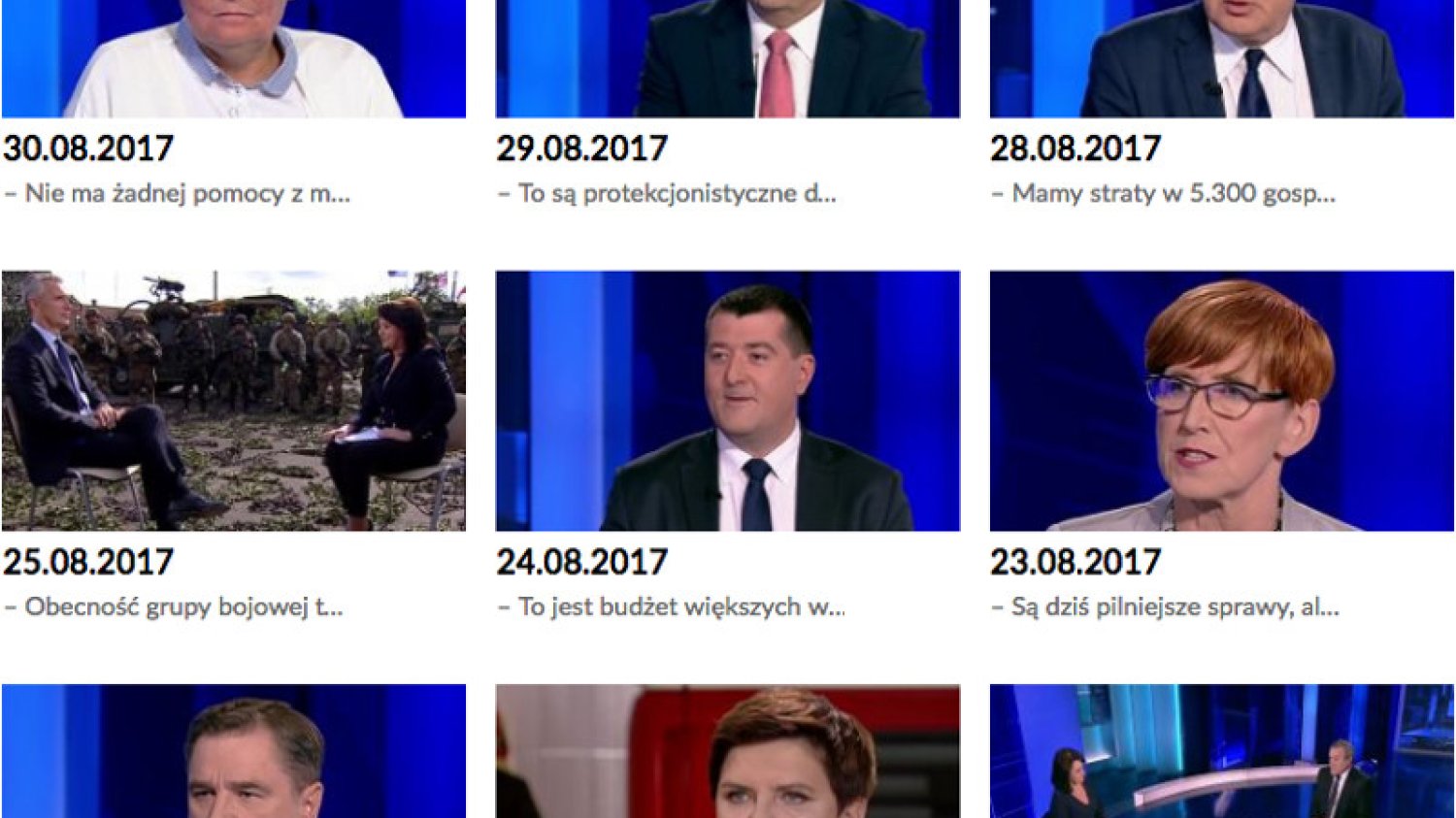 "Gość Wiadomości" to prawie zawsze członek partii Prawo i Sprawiedliwość. Przedstawicieli innych ugrupowań praktycznie nie ma – dowodzą statystyki programu z sierpnia.