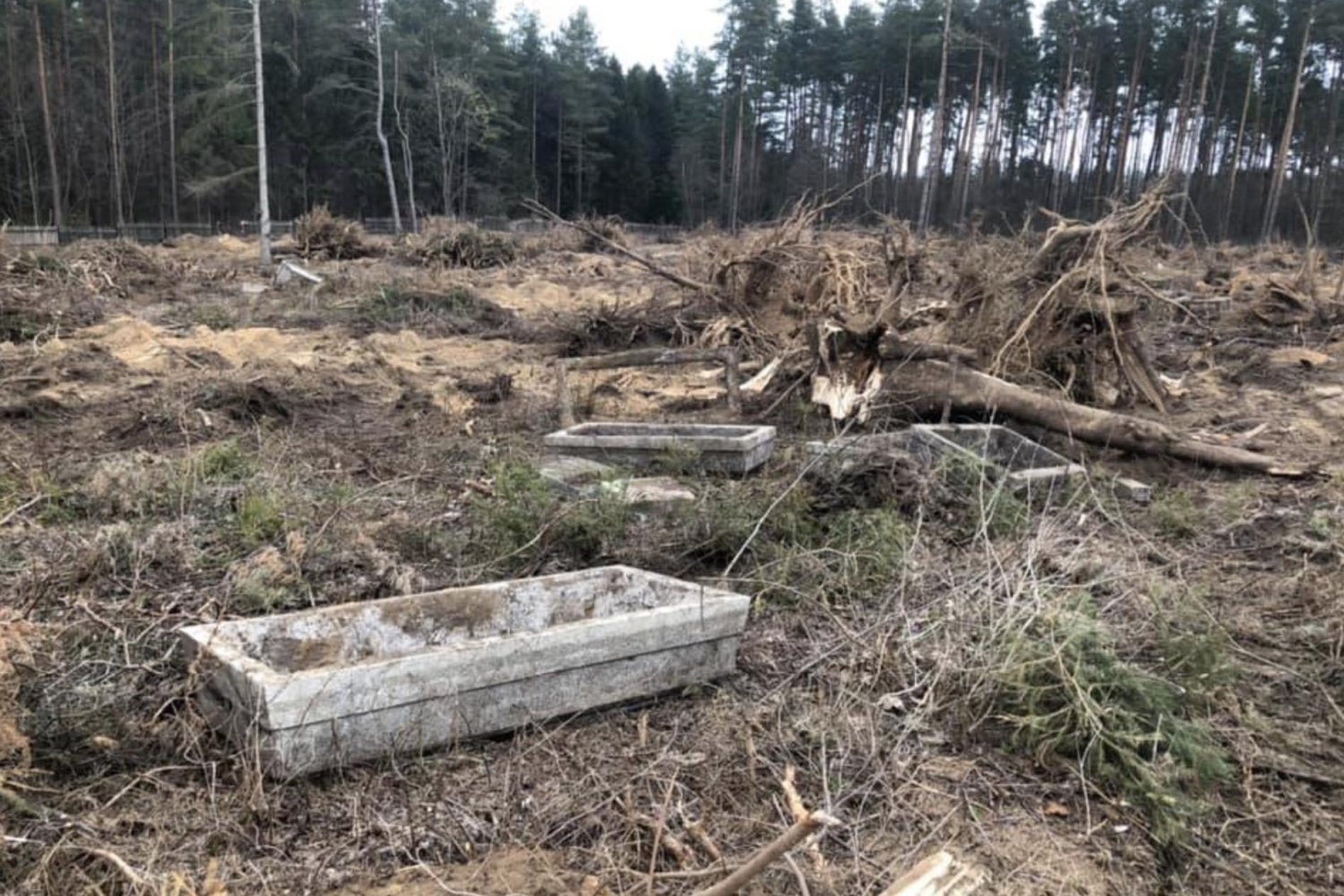 Tu kiedyś był cmentarz. Za zniszczenie ewangelickich grobów odpowiada ksiądz.