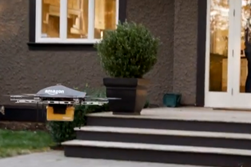 Amazon będzie dostarczał zamówienia za pomocą dronów.