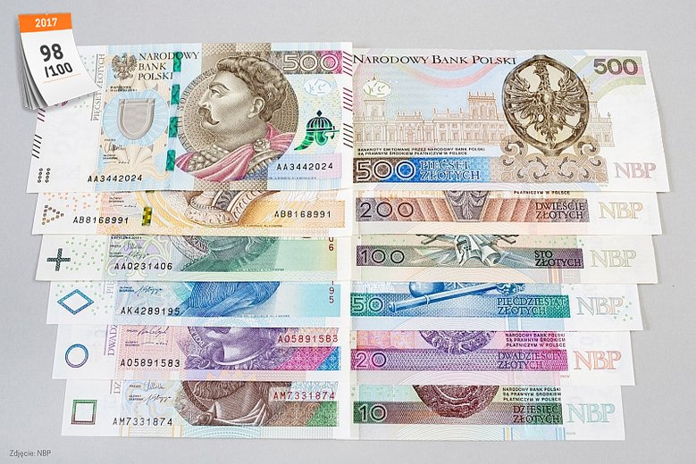 Od 10 lutego 2017 roku w Polsce znajduje się banknot o nominale 500 zł. Najnowszy papierowy pieniądz zdobi wizerunek króla Jana III Sobieskiego
