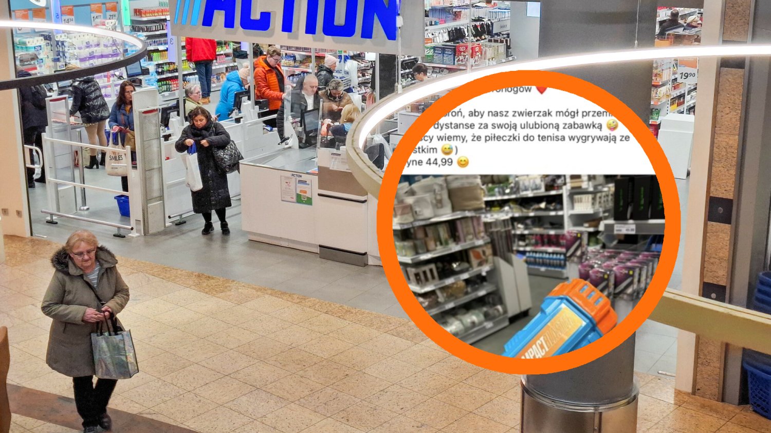 Nerf Dog, czyli pistolet na piłki do tenisa dla psa. Tanio kupimy go w Action Pistolet (tudzież miotacz lub wyrzutnia) piłek dla psa Nerf Dog. W Action jest za 45 zł