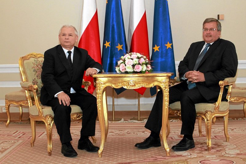 Jarosław Kaczyński i Bronisław Komorowski spotkali się w tej kadencji tylko raz. Krótko po wyborach prezydent zaprosił do siebie liderów wszystkich partii politycznych