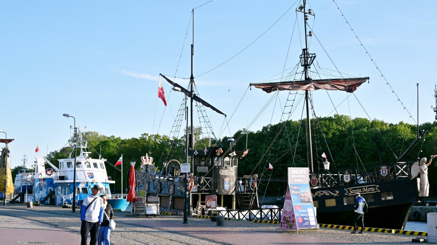 Kołobrzeg latem.