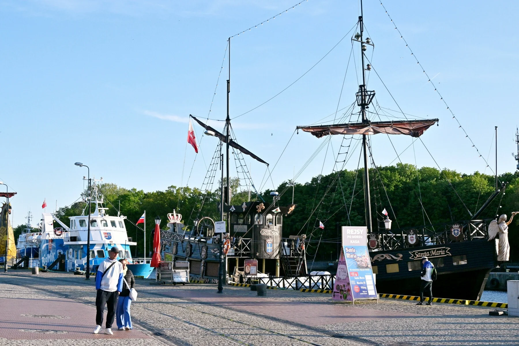 Kołobrzeg latem.
