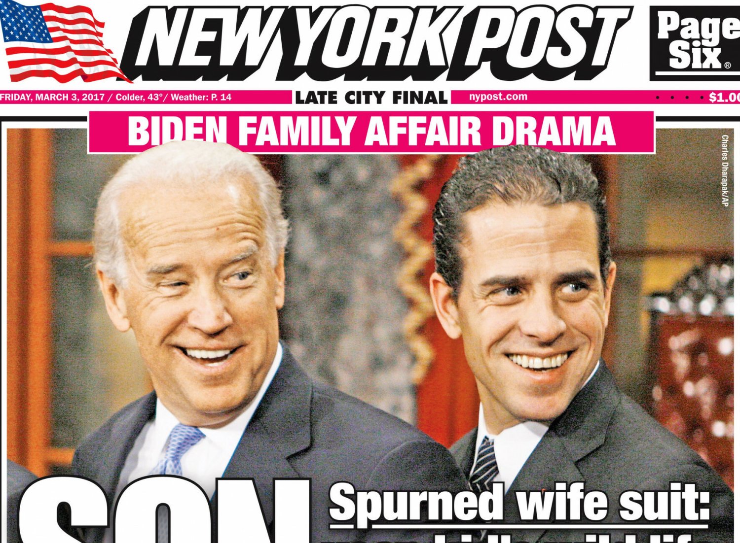 Syn Bidena nie pozwala Ameryce o sobie zapomnieć. Teraz zajął się malarstwem