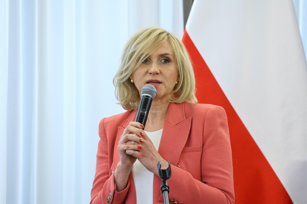 Urszula Pasławska, wiceprzewodnicząca Polskiego Stronnictwa Ludowego, posłanka z okręgu Olsztyn.