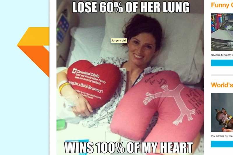 "Absurdalnie fotogeniczna dziewczyna"