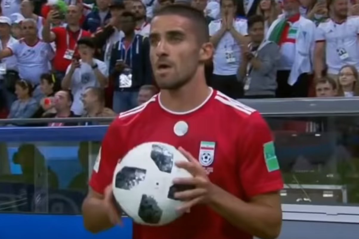 Milad Mohammad zaskoczył wszystkich podczas meczu Iranu z Hiszpanią.