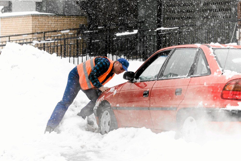 Zimą ciężko jest nawet ruszyć