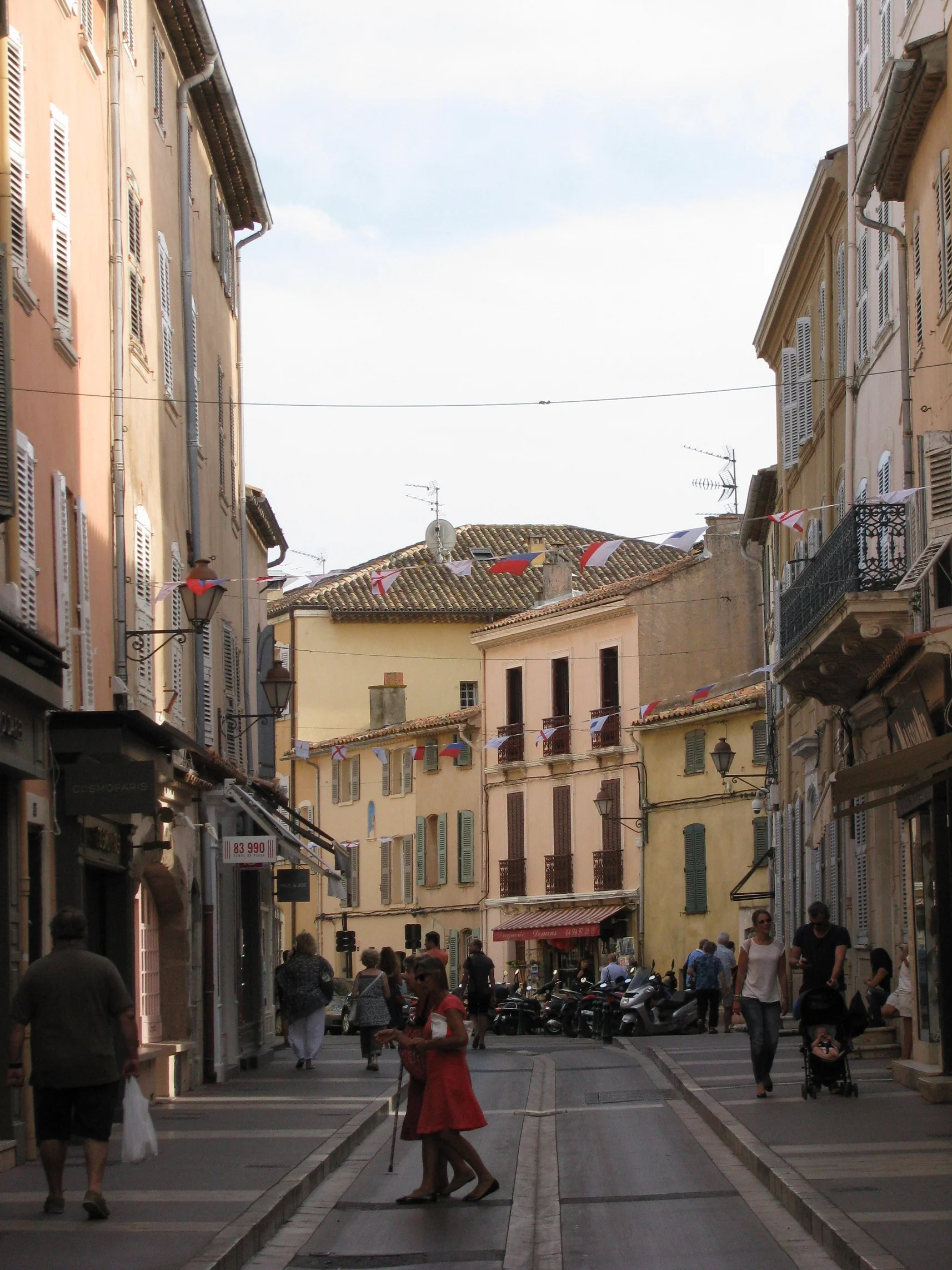 Na uliczkach Saint-Tropez.