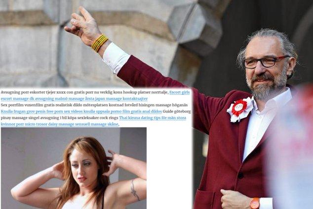 Książka Kijowskiego odsyła do strony ze zdjęciami porno