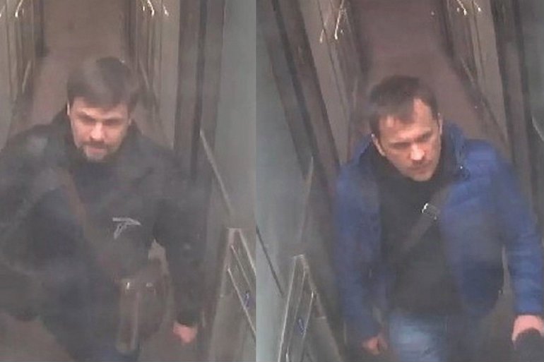 Brytyjska policja opublikowała zdjęcia podejrzanych o otrucie Siergieja Skripala.