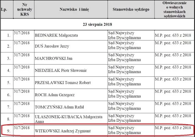 Pomyłka w Biuletynie Informacji Publicznej.