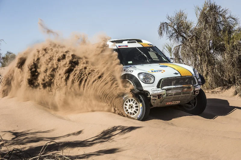 Samochód Martina Kaczmarskiego, w którym wystartował w 36. edycji Rajdu Dakar
