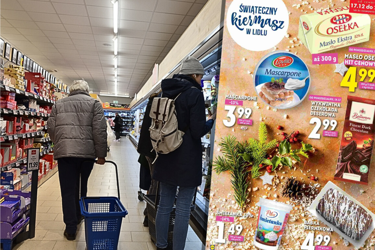 Stare gazetki z Lidla. Takie płaciliśmy za koszyk świąteczny w 2015 r.