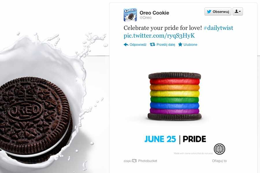 Ciasteczka Oreo wspierają społeczność LGBT