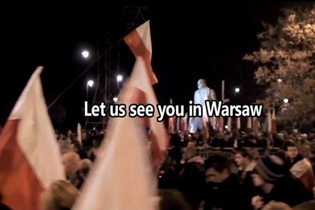 Narodowcy zachęcają widzów do wzięcia udziału w tegorocznym Marszu Niepodległości