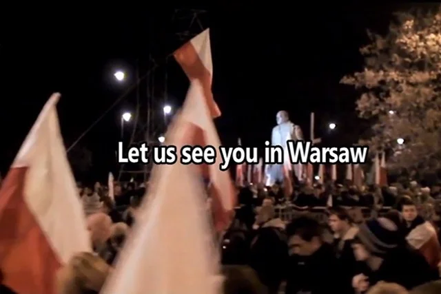 Narodowcy zachęcają widzów do wzięcia udziału w tegorocznym Marszu Niepodległości