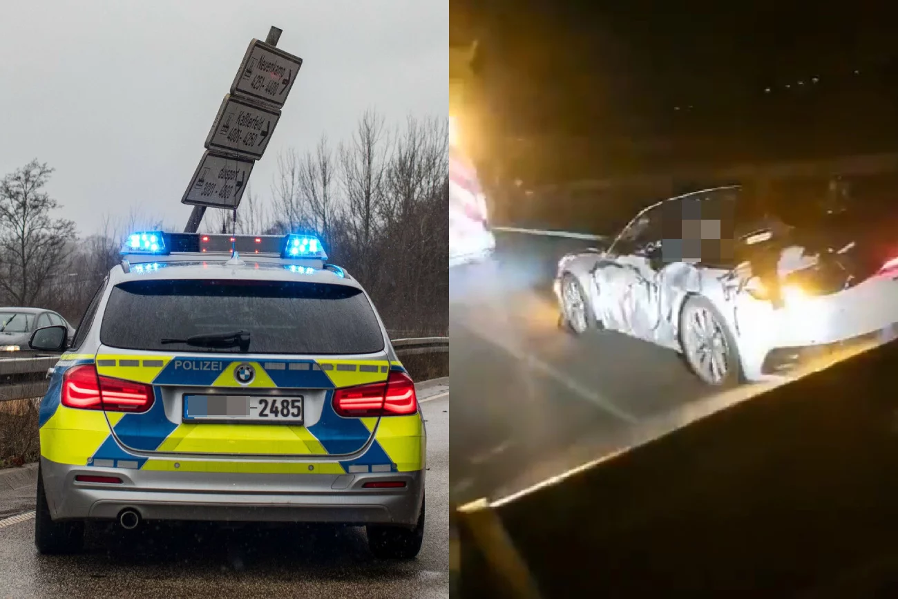 Kierowca Porsche doznał dekapitacjii w koszmarnym wypadku w Niemczech.