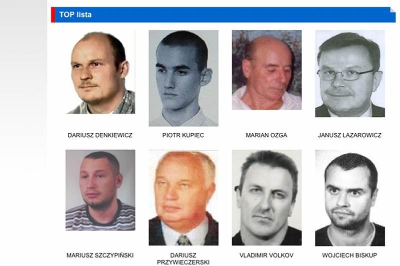 TOP lista poszukiwanych przez policję