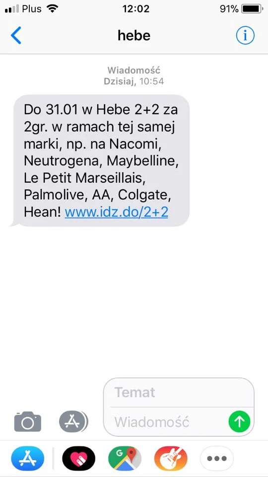 O promocji sieć informuje SMS-ami.
