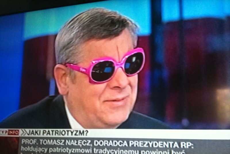 Prof. Tomasz Nałęcz, zwolennik radosnego patriotyzmu.