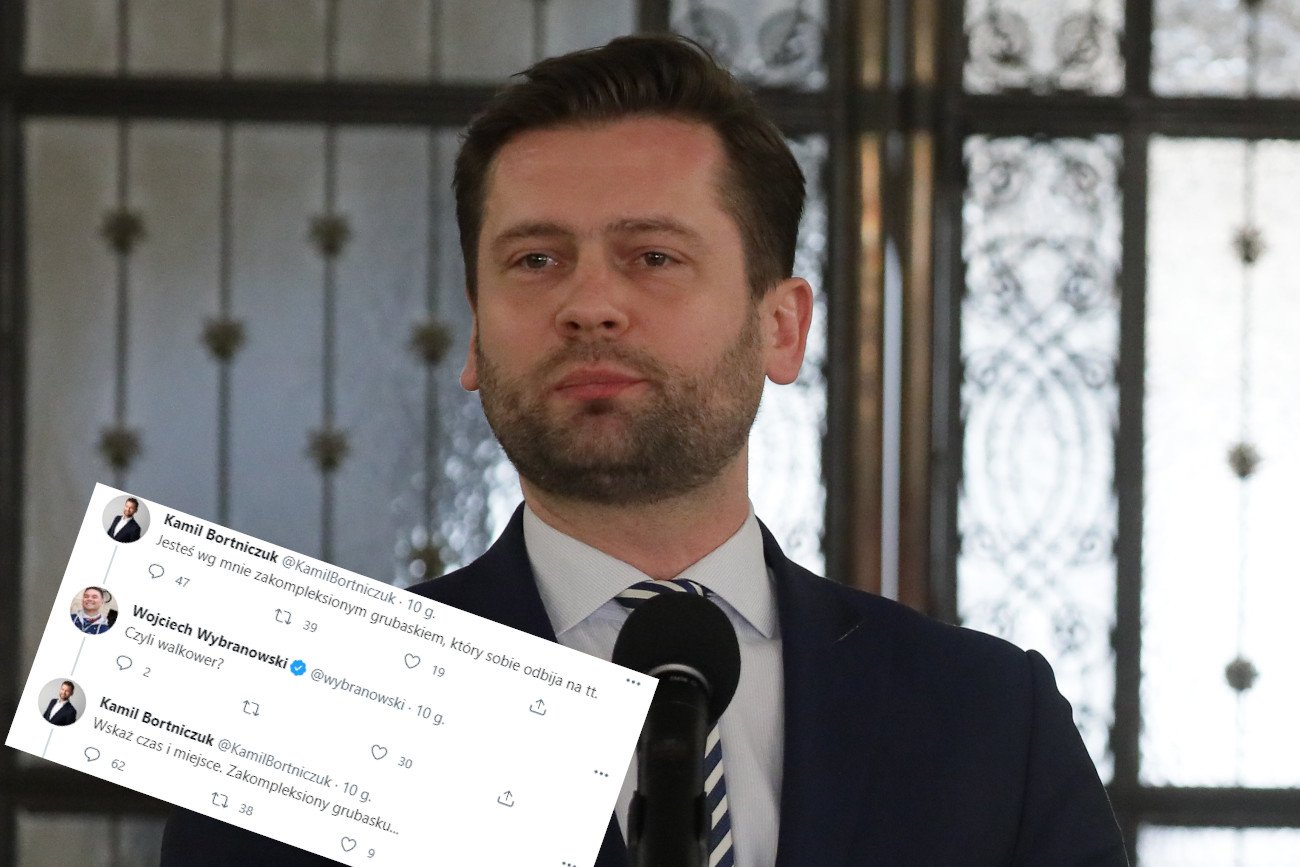 Kamil Bortniczuk starł się na Twitterze z Wojciechem Wybranowskim.