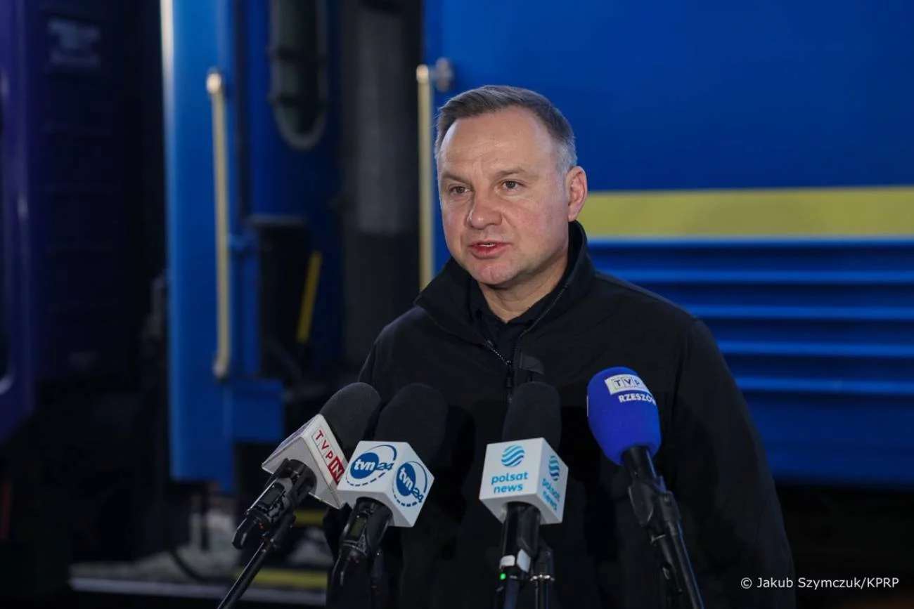 Andrzej Duda po wizycie w Kijowie. Zełenski prosi o wsparcie i sankcje