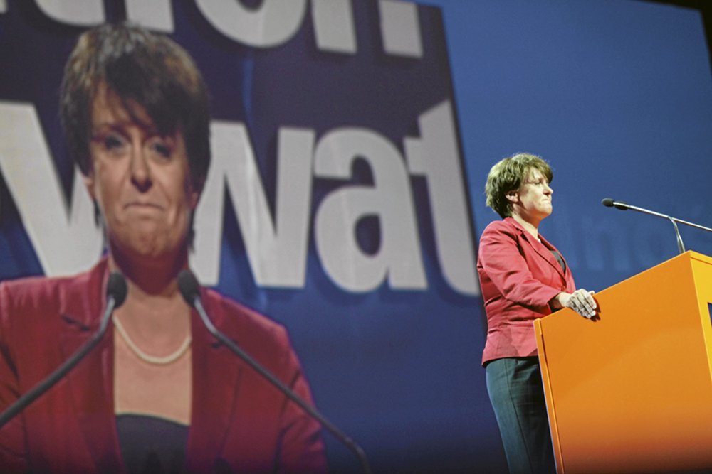 Joanna Kluzik-Rostkowska na konwencji PO w Gdańsku