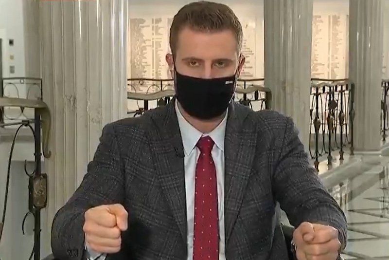 Wicemarszałek Sejmu skarży się na zachowanie Miłosza Kłeczka z TVP.
